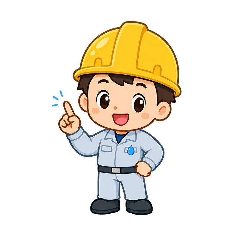 配管工事のイラスト