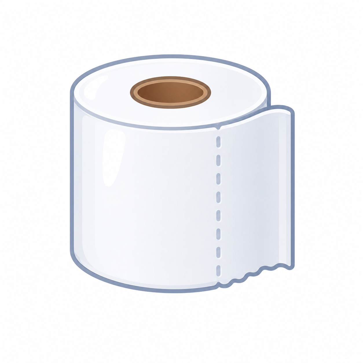 トイレットペーパーのイラスト