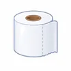トイレットペーパーのイラスト