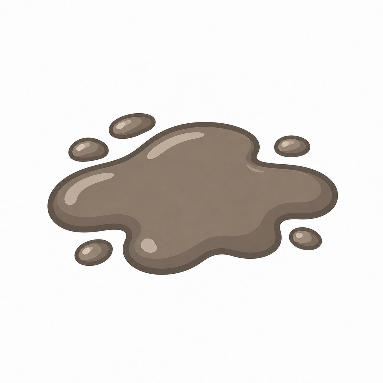 使った後の水のイラスト