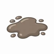 使った後の水のイラスト
